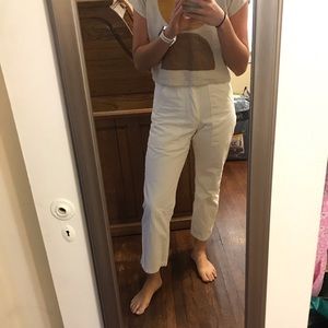 XS vintage off white big bud press work pants